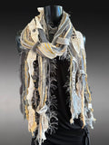 Shreds Fringie Scarf, street style scarf, boho chic scarf