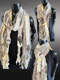 Shreds Fringie Scarf, street style scarf, boho chic scarf