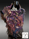 Hand Woven Poncholette for women, luxury fashion wrap