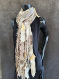 Shreds Fringie Scarf, street style scarf, boho chic scarf