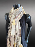 Shreds Fringie Scarf, street style scarf, boho chic scarf