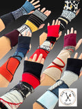 Fabric eco-friendly arm warmers, fingerless gloves, upcycled sweater sleeves