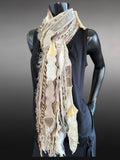 Shreds Fringie Scarf, street style scarf, boho chic scarf