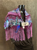 Hand Woven Poncholette for women, luxury fashion wrap