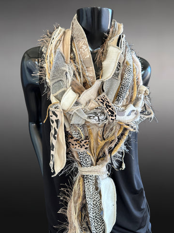 Shreds Fringie Scarf, street style scarf, boho chic scarf