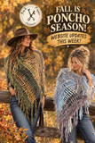 Knit boho poncho, knit wrap pull-over, moss green navy shoulder wrap, indie clothing