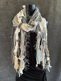 Shreds Fringie Scarf, street style scarf, boho chic scarf