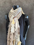 Shreds Fringie Scarf, street style scarf, boho chic scarf