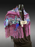 Hand Woven Poncholette for women, luxury fashion wrap