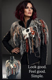 Luxury artisan cowl with clasps, Indie capulet, bohemian inspired fashion