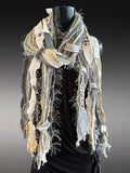 Shreds Fringie Scarf, street style scarf, boho chic scarf