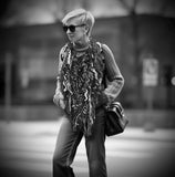 Boho Poncho in teal olive taupe,  hippie fringed Knit handmade Poncho, cowgirl style