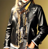 Pop culture vibrant color Boho fabric and yarn Scarf