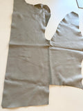 Taupe Cowhide Leather Remnant: Purse Making, Fringe Supply