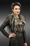 Product image with mid-20s model in Viking-inspired outfit